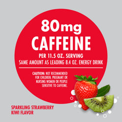 V8 +Energy Sparkling Strawberry Kiwi 4-pack shows convenient multipack for busy days.
