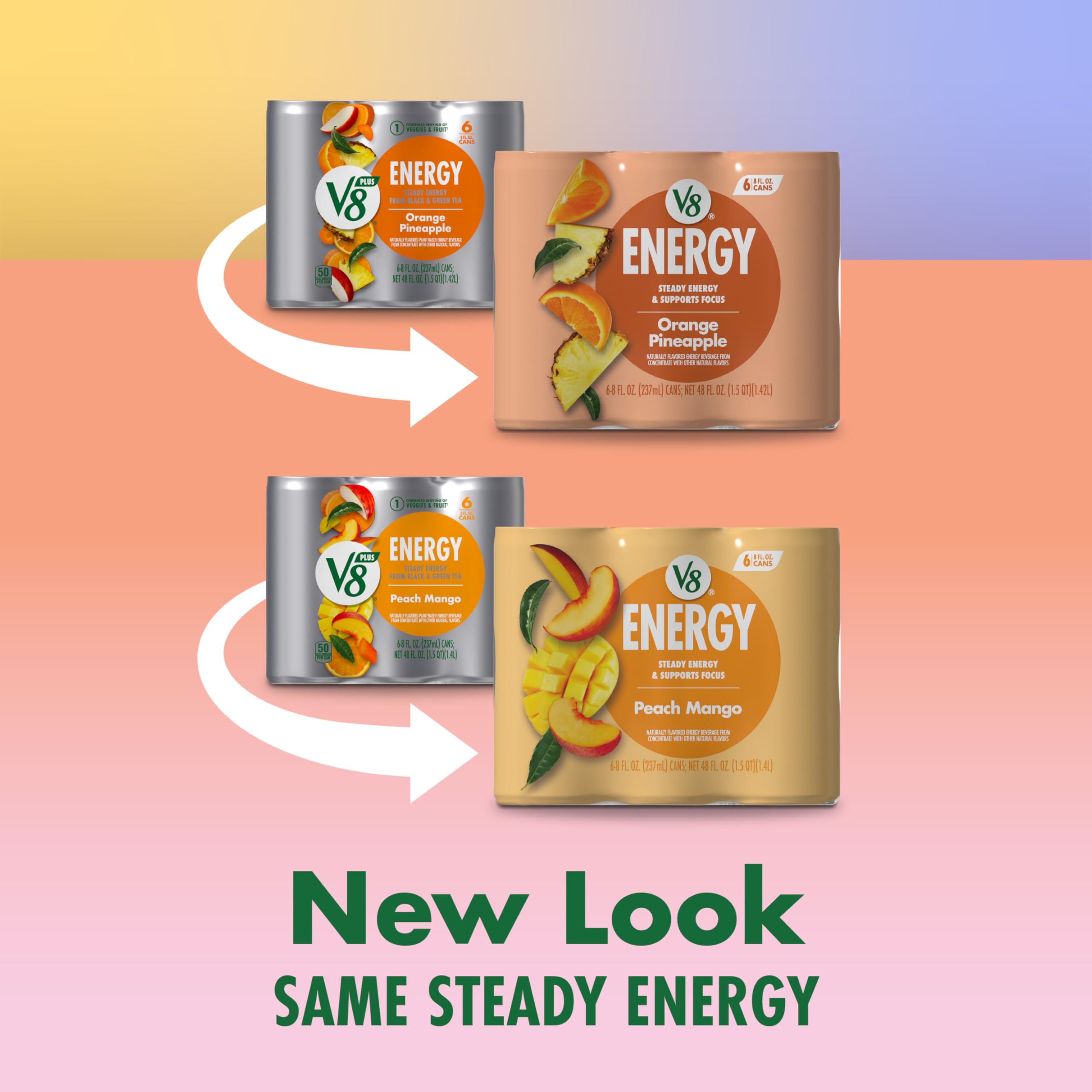 V8 Energy Variety Pack box with 24 cans for groups