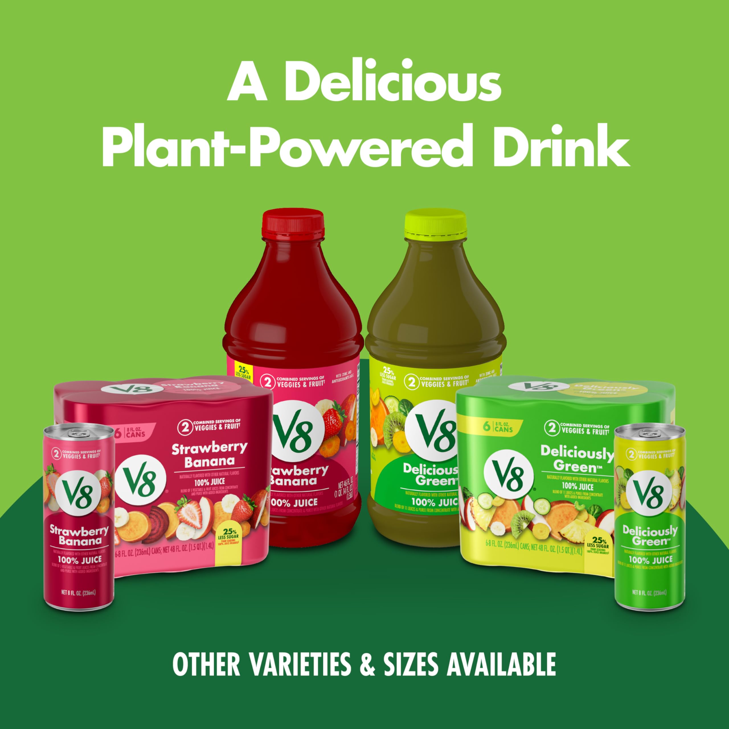 V8 ready-to-drink moment for a quick post-workout refreshment.