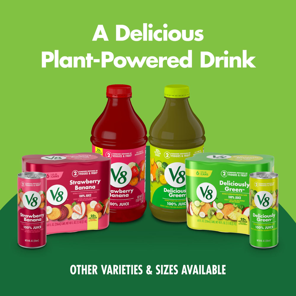 V8 ready-to-drink moment for a quick post-workout refreshment.