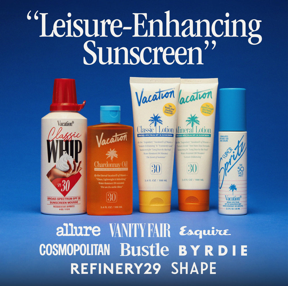 VACATION air freshener included with the two-pack.