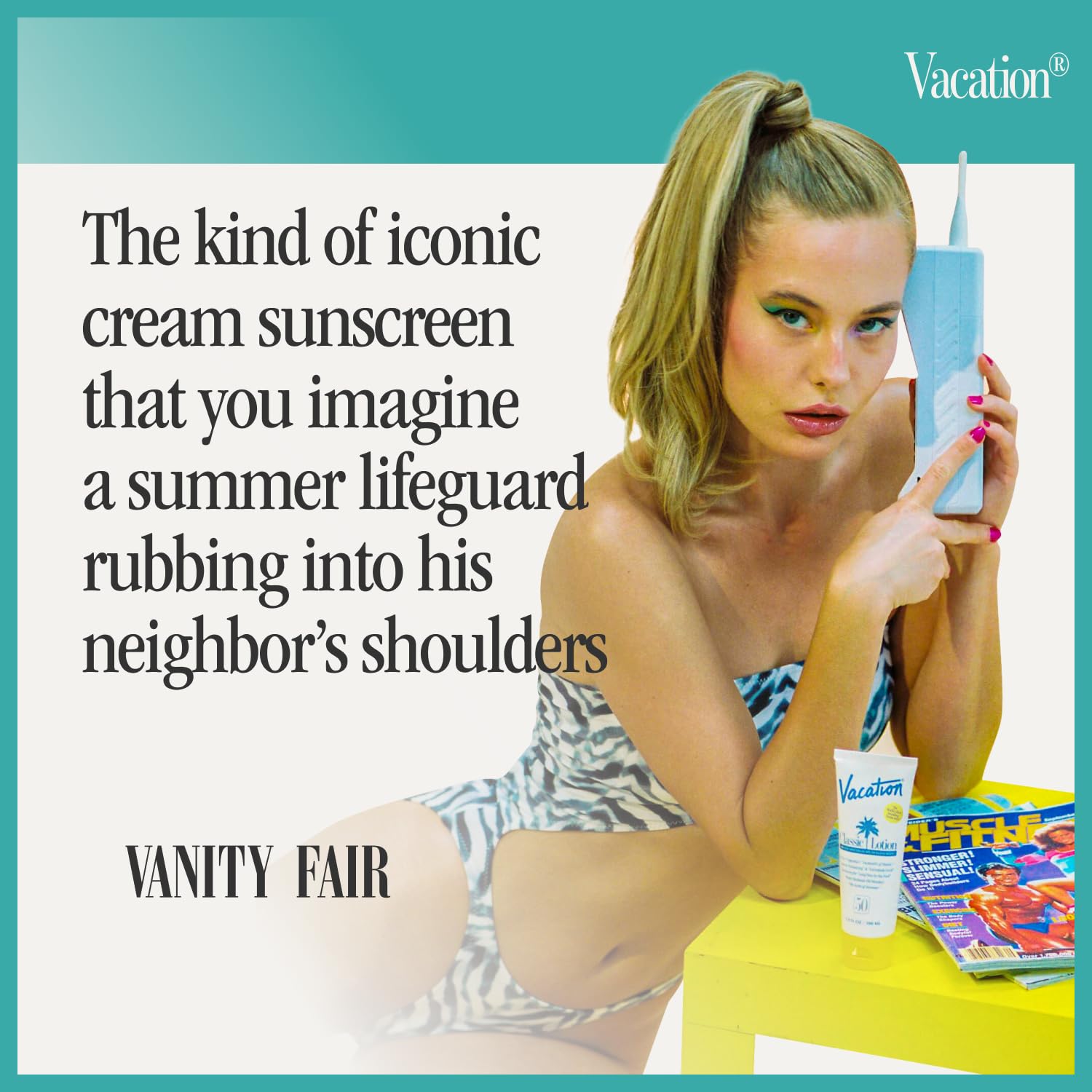 Vacation aromatherapy scent notes evoke coconut and banana memories for a tropical vibe.
