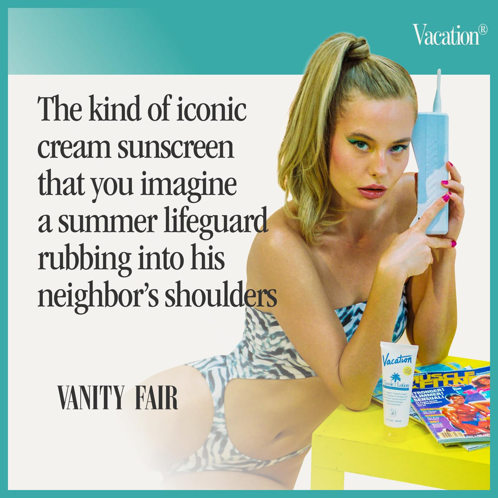 Vacation aromatherapy scent notes evoke coconut and banana memories for a tropical vibe.