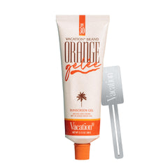 Vacation Orange Gelée bottle pour shows smooth, even coverage for all skin tones.