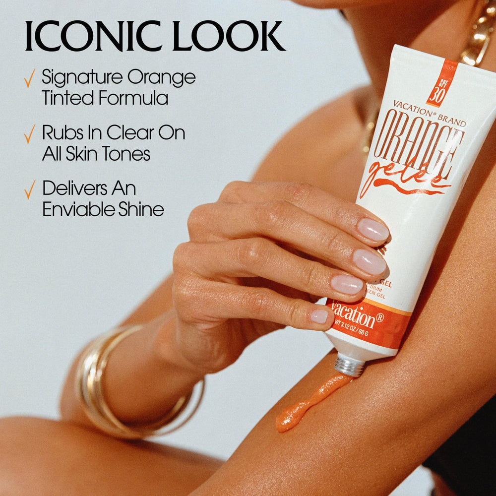 Vacation Orange Gelée fragrance notes evoke a Riviera aroma.