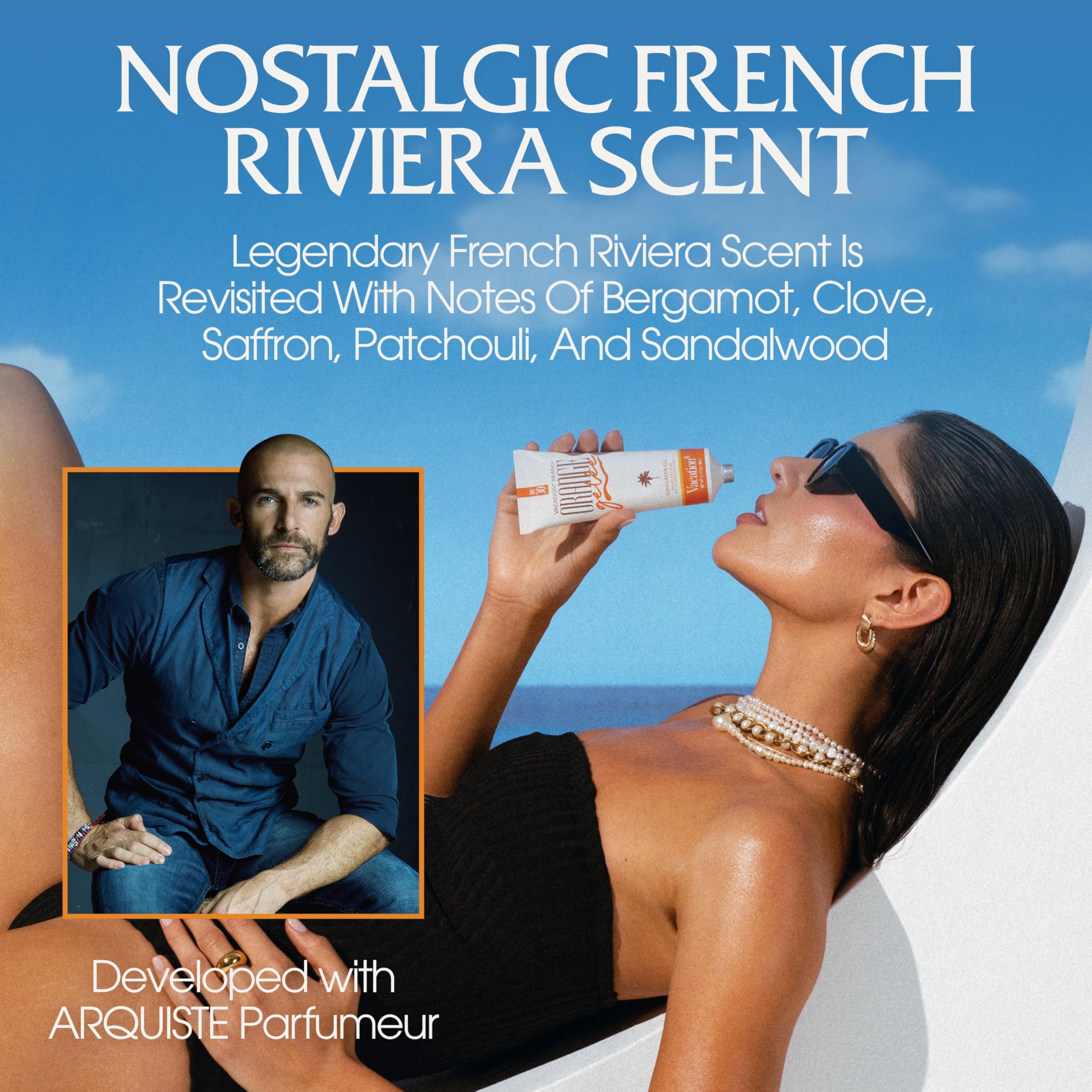 Vacation Orange Gelée mineral-oil-free formula suits active days.