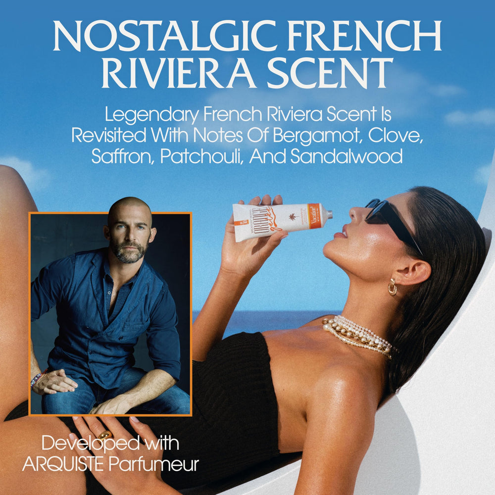 Vacation Orange Gelée mineral-oil-free formula suits active days.
