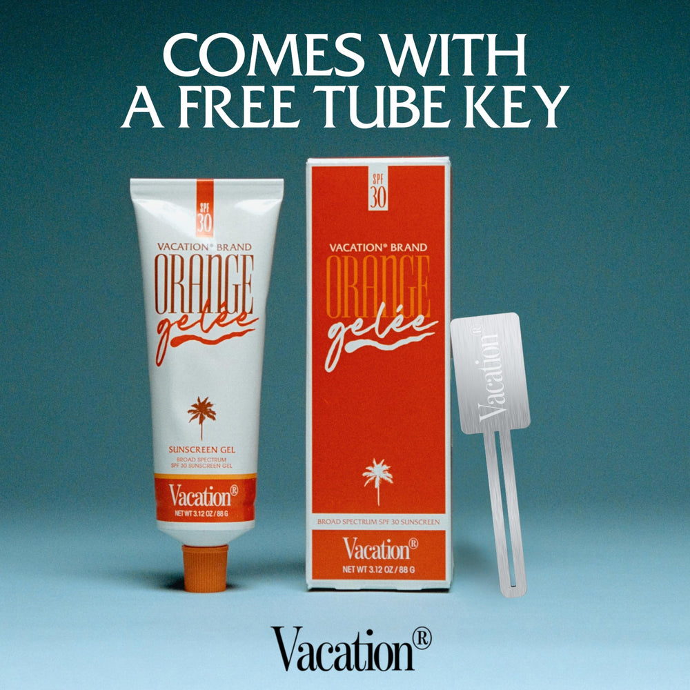 Vacation Orange Gelée nourishes with coconut and jojoba oils.