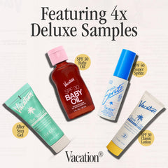 Vacation Baby Oil SPF 30 bottle, nourishing shine with sun-safe actives