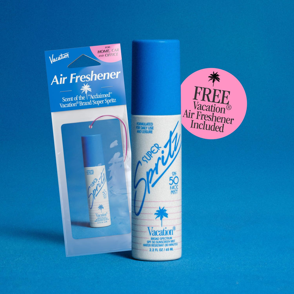 Vacation Super Spritz fragrance note adds subtle scent during use