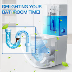 Vacplus 30-pack tablets for long-lasting bathroom freshness