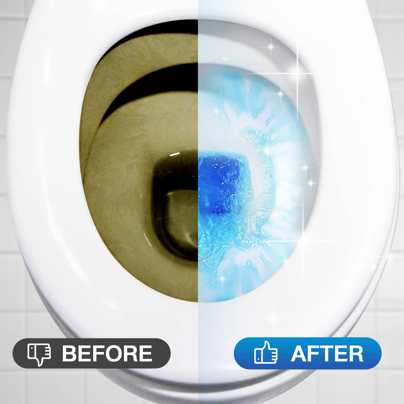Long-lasting Vacplus tablet provides up to 15 days of cleanliness per tablet