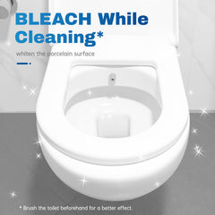 Vacplus toilet bowl after cleaning shows a bright look