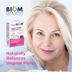 After boric acid use image shows restoration of balance with VagiBiom.