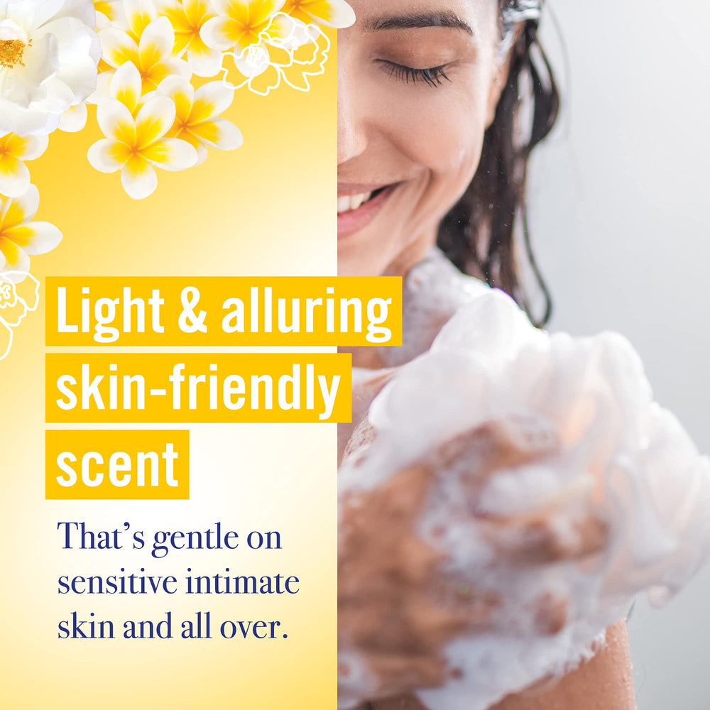 Vitamin E nourishes delicate intimate skin in Vagisil formula.