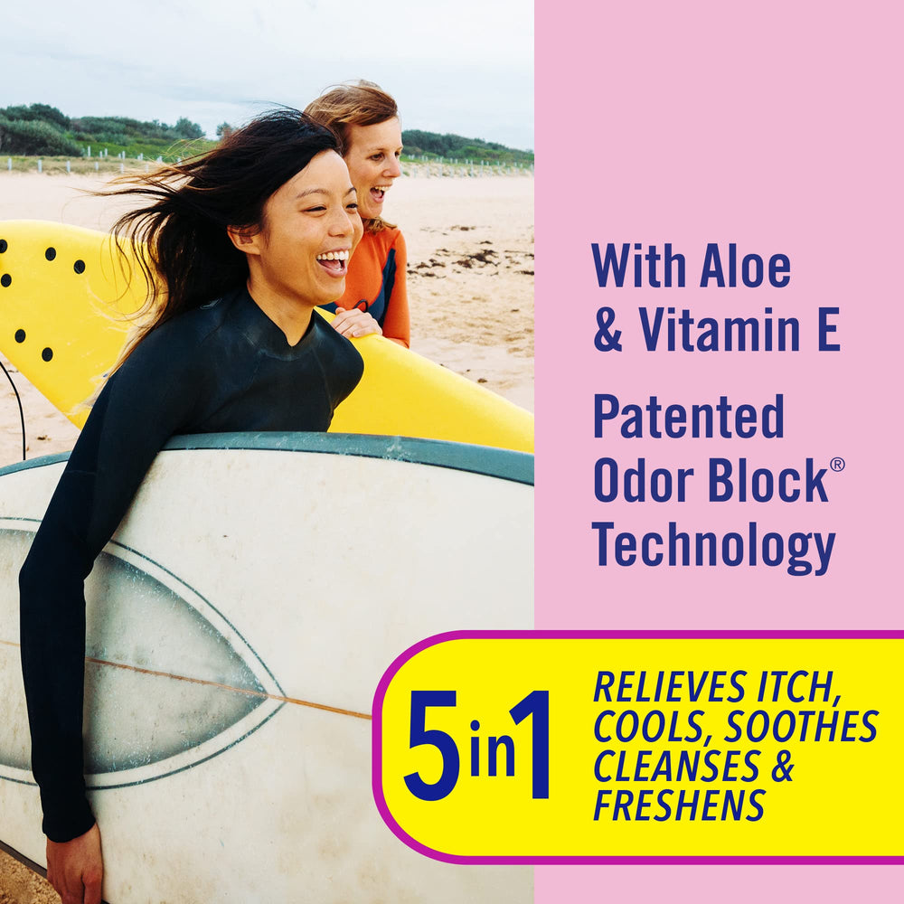 Vagisil Odor Block Technology helps reduce odor