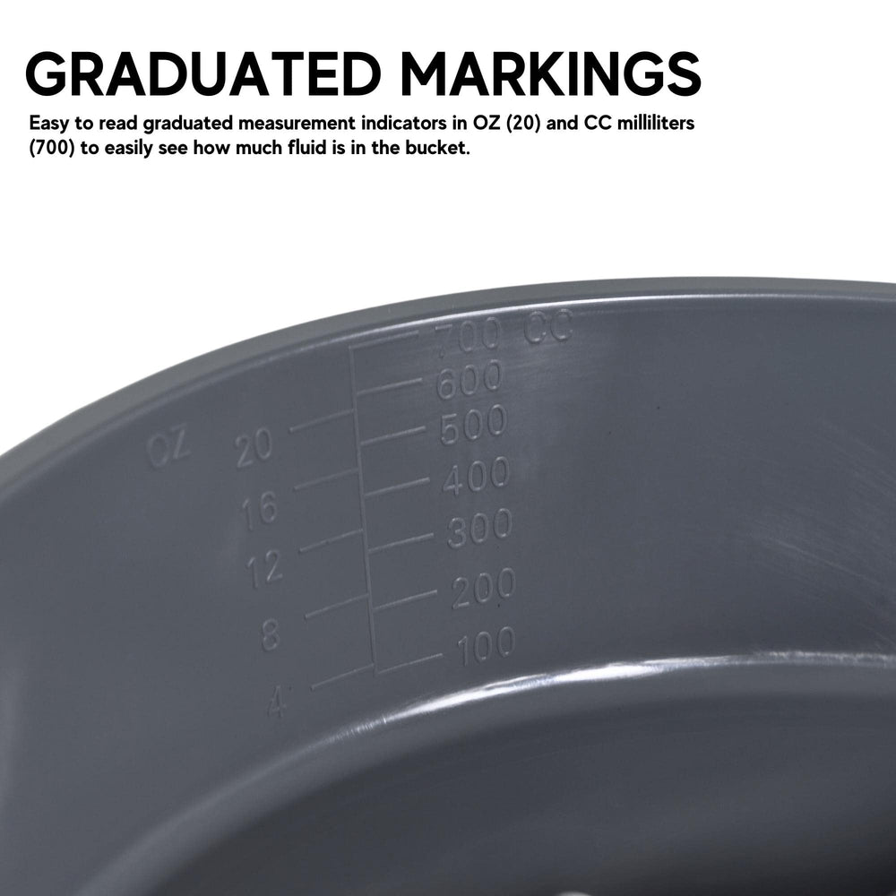 Vakly emesis basin rolled rim aids grip and portability during care.