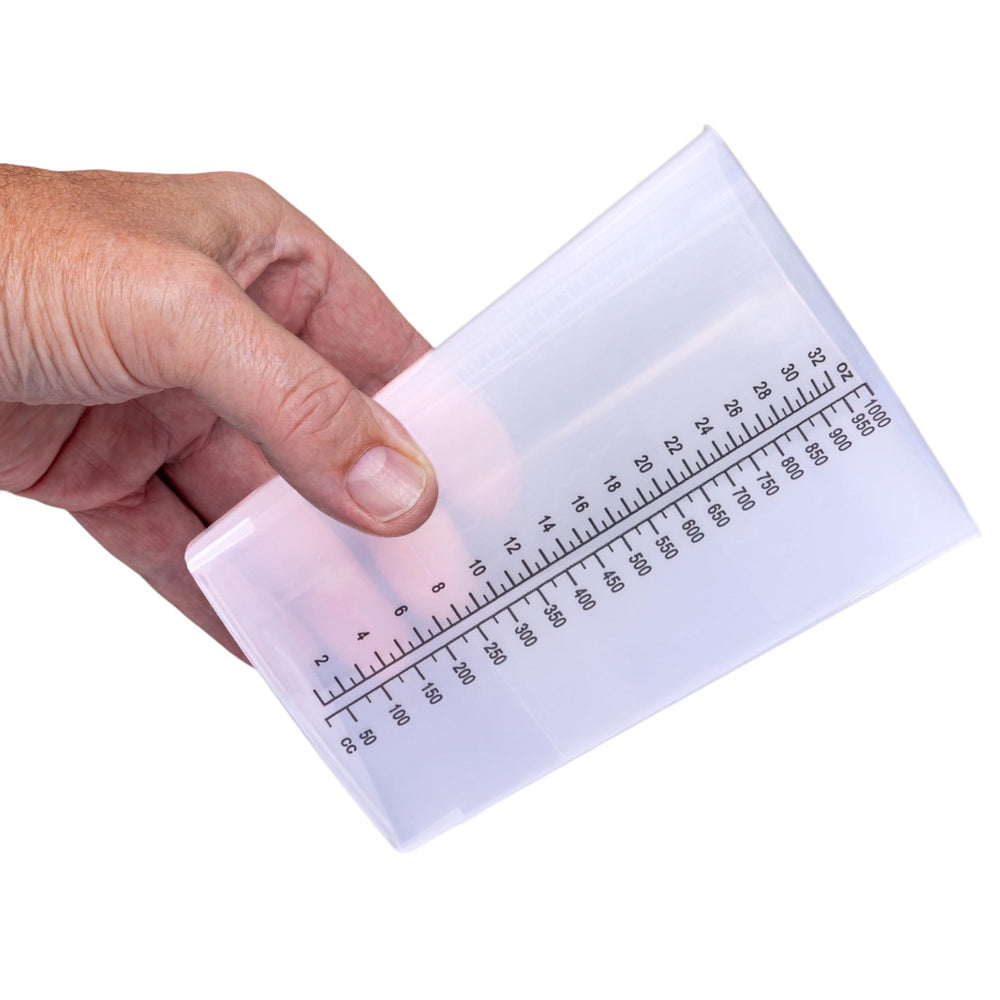 Vakly frosted information panel helps label samples, dates, and instructions