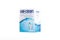 Val-Clean 20201 bottle front, convenient denture cleaner for daily use