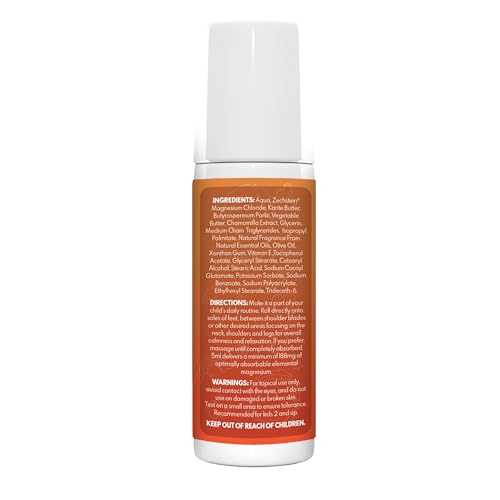 VAL Magnesium Roll-On for Kids chamomile; soothing scent supports a gentle routine.