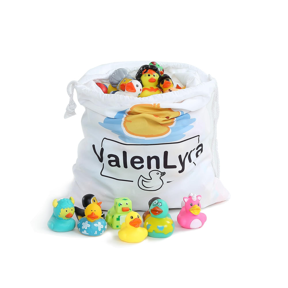 ValenLyra baby bath ducks support kid-friendly play.