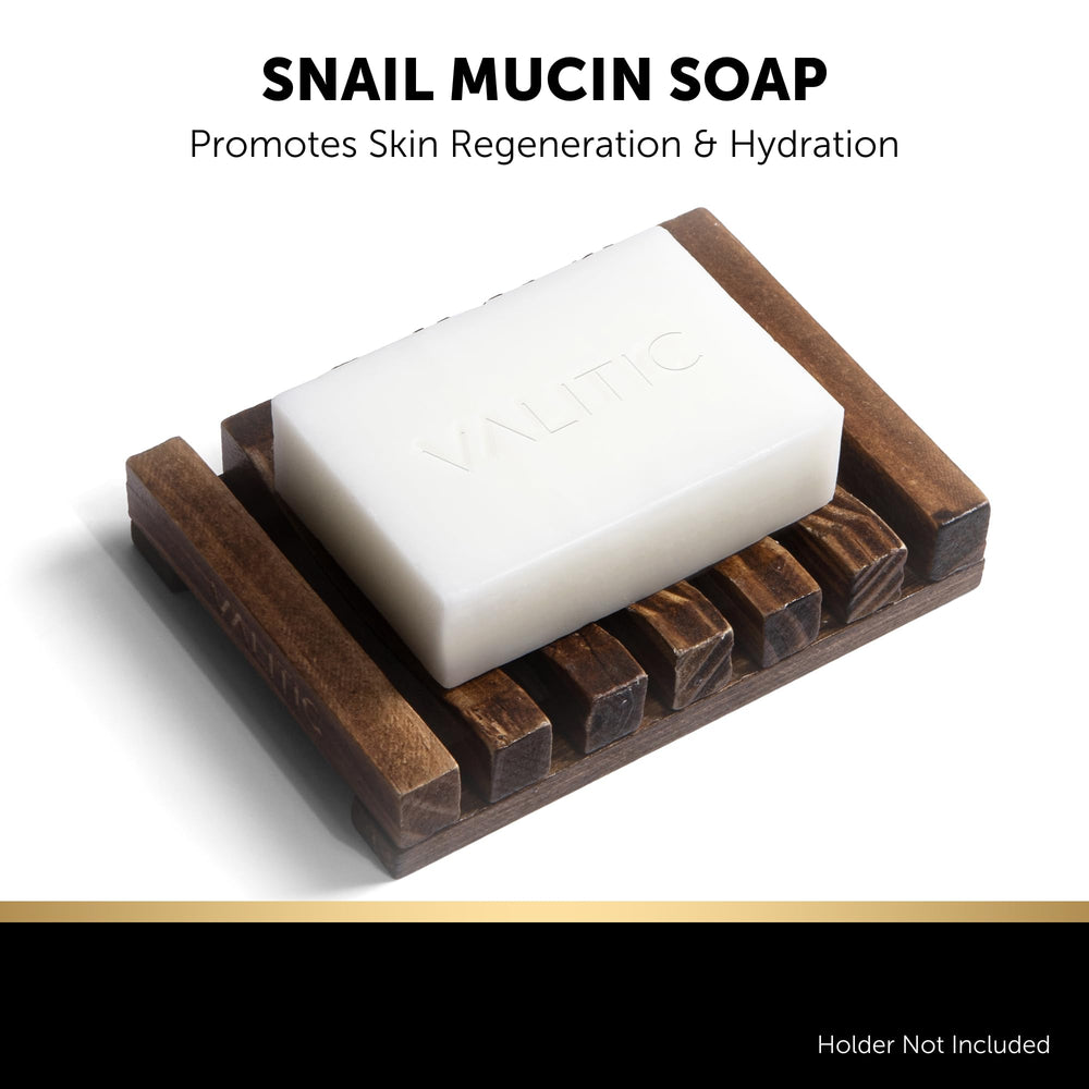 VALITIC charcoal soap bar shot, absorbing impurities for a refreshed feel