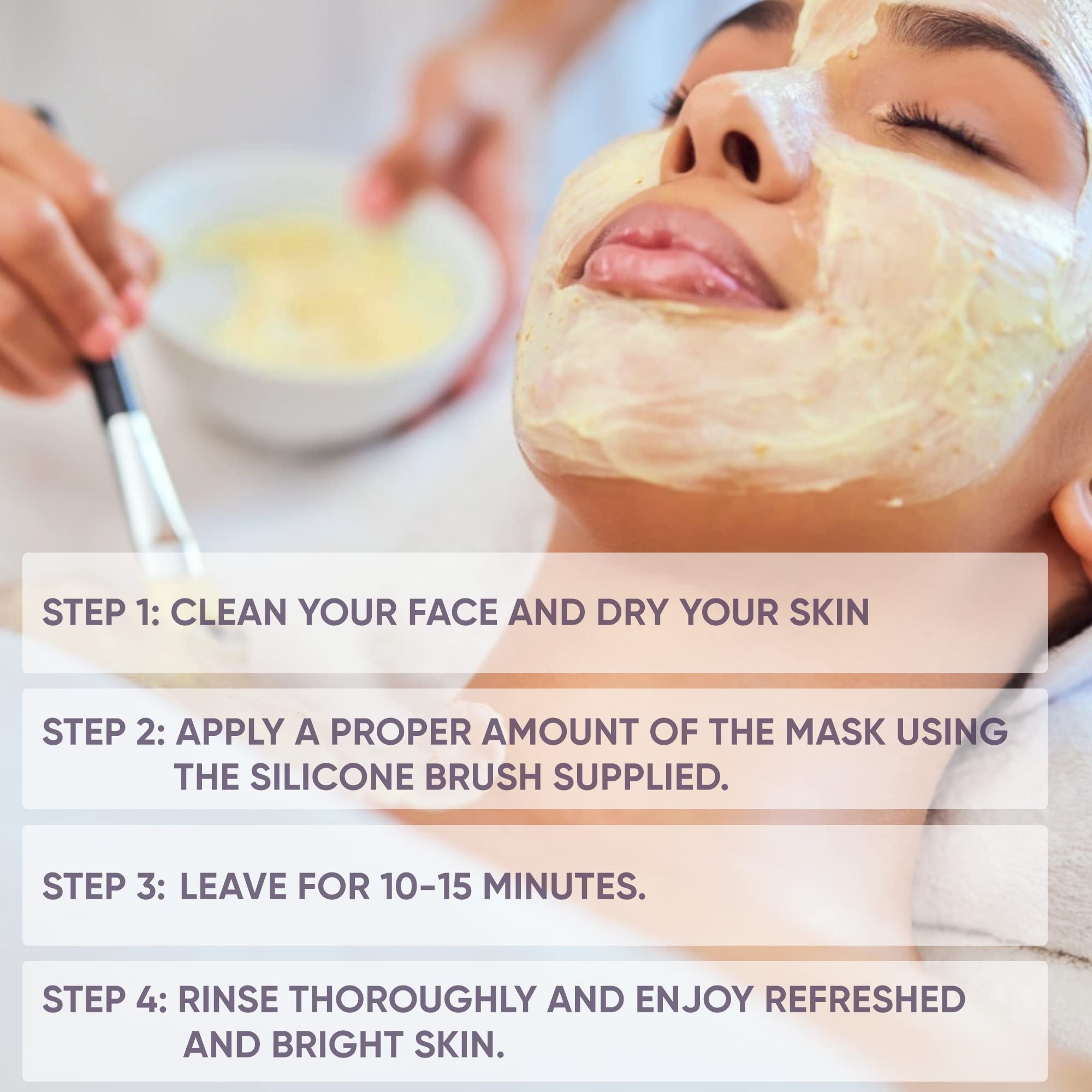 VALITIC weekly-use clay mask supports purifying benefits in your routine.
