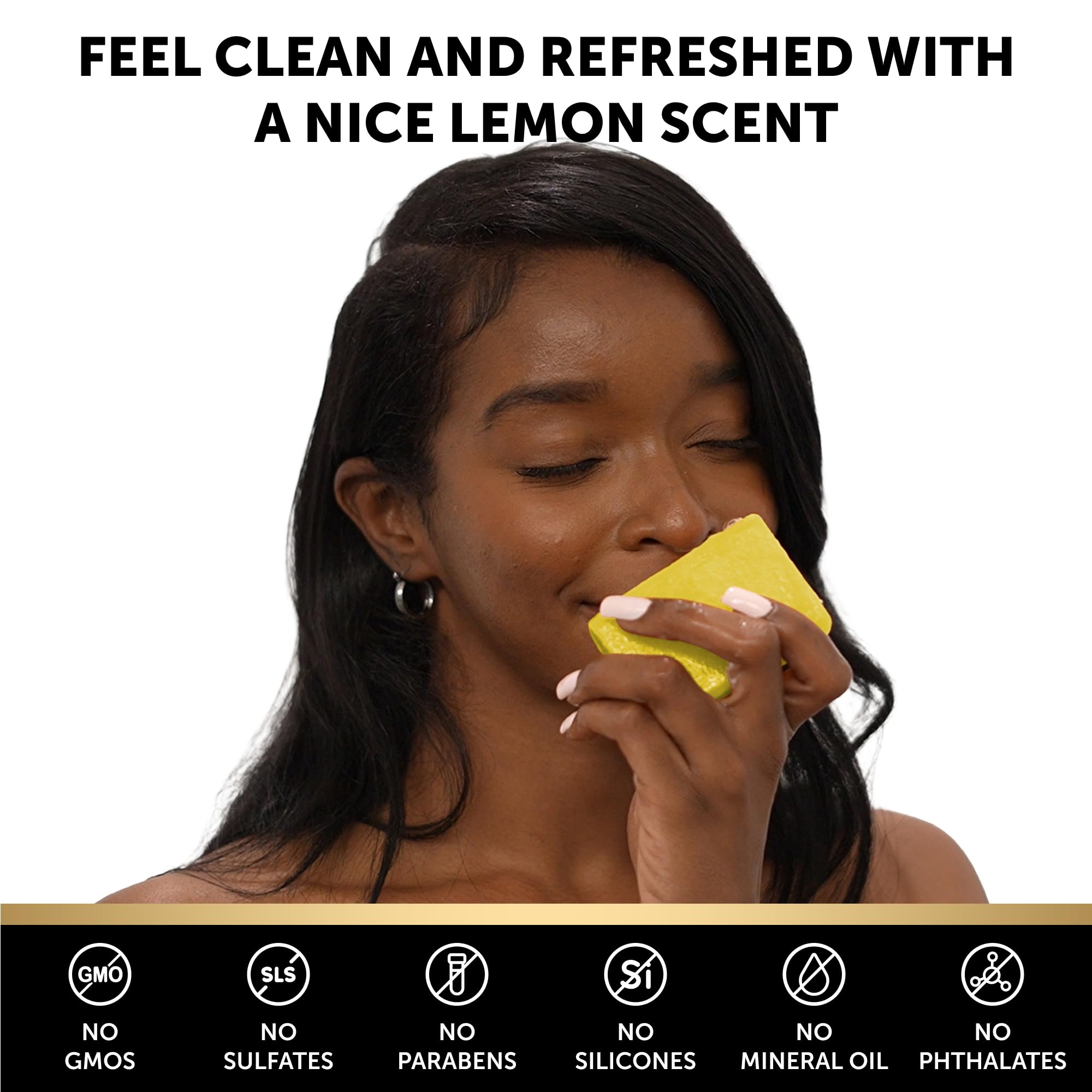 VALITIC invigorating citrus scent enhances shower routine.