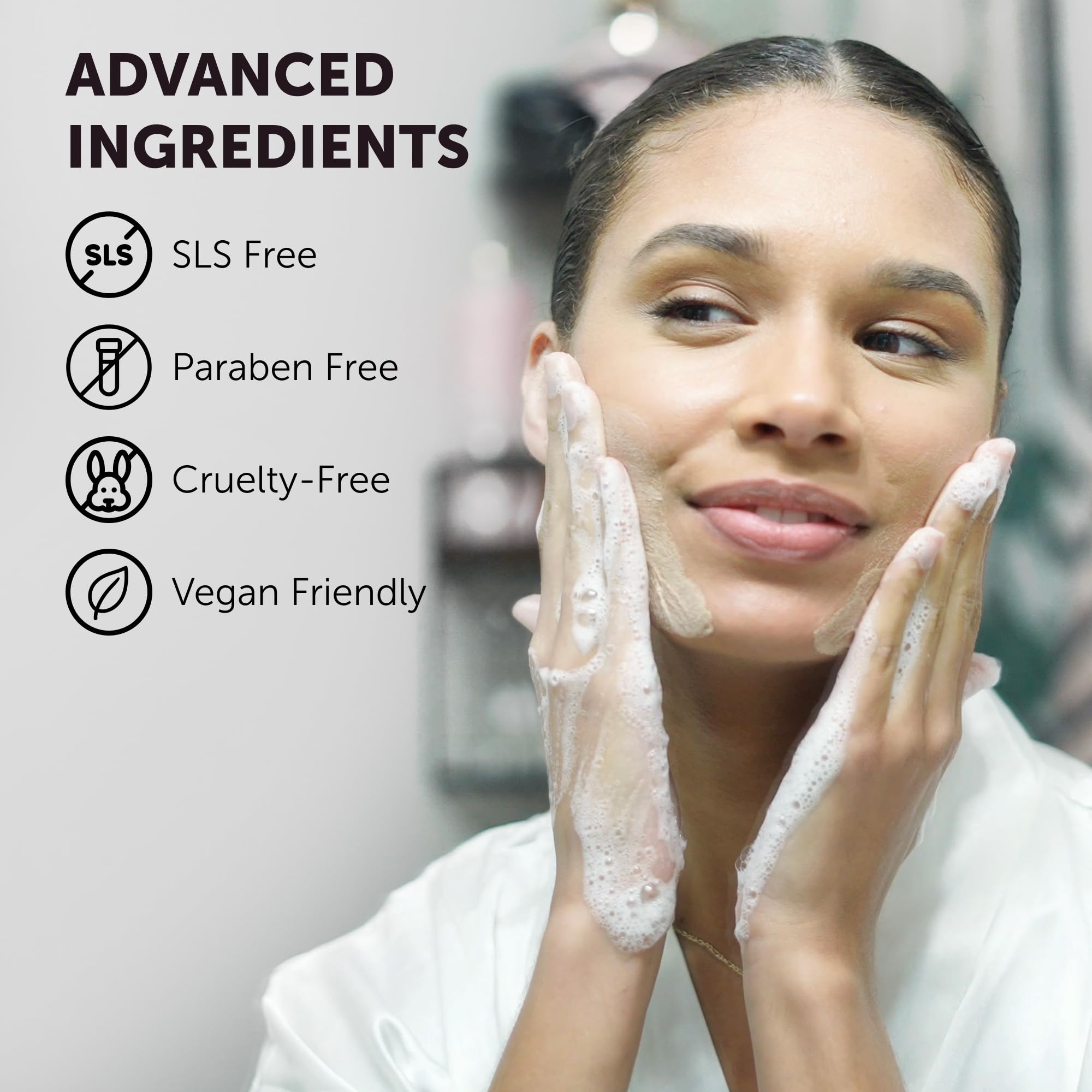 VALITIC packaging display featuring three bars for improved skincare.