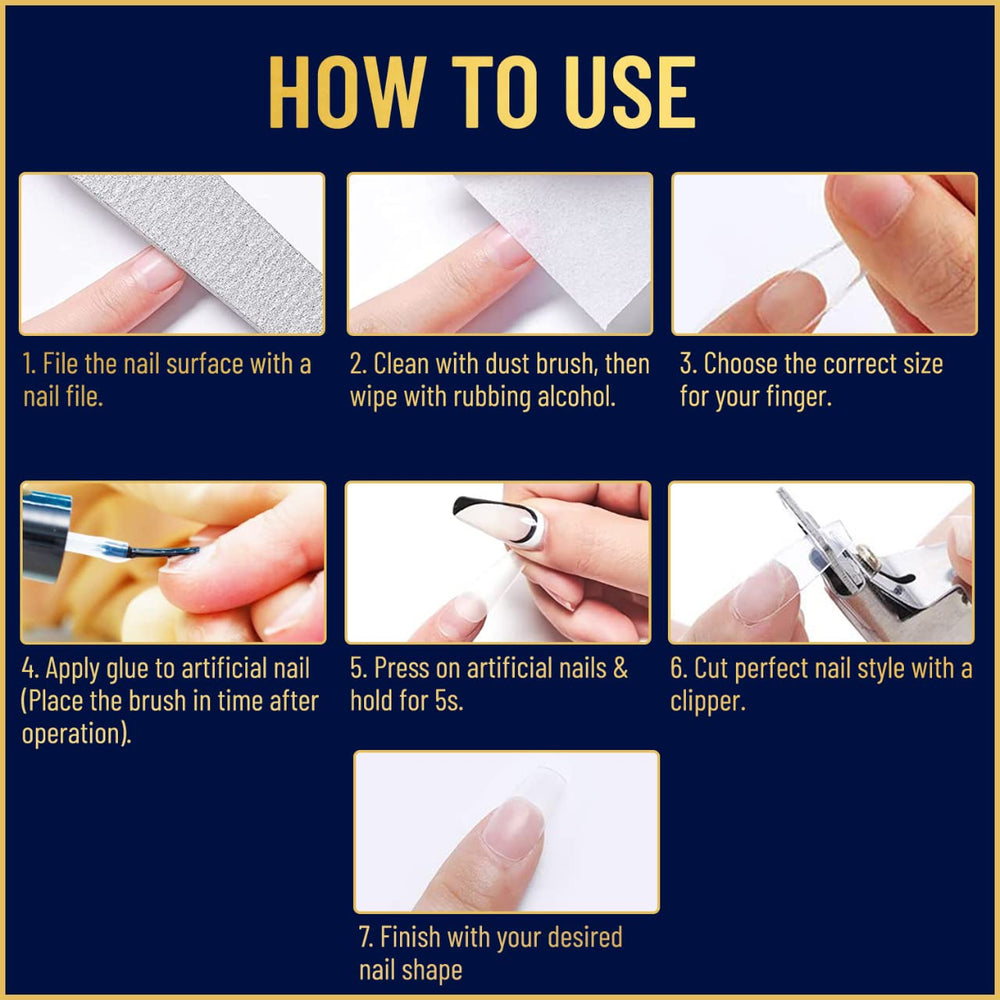 VALITIC Strong Nail Glue quick-dry gloss as nails set in seconds.
