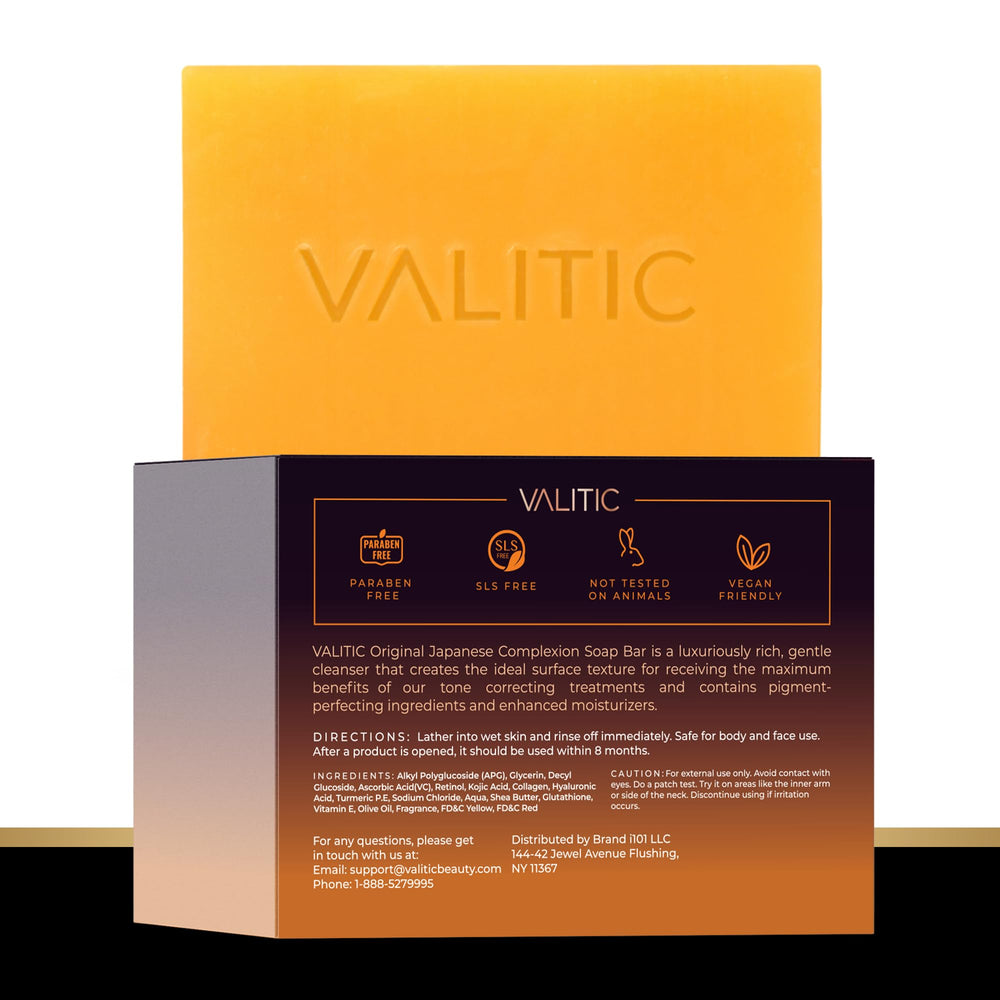 VALITIC two-pack display ready for home or travel routines.