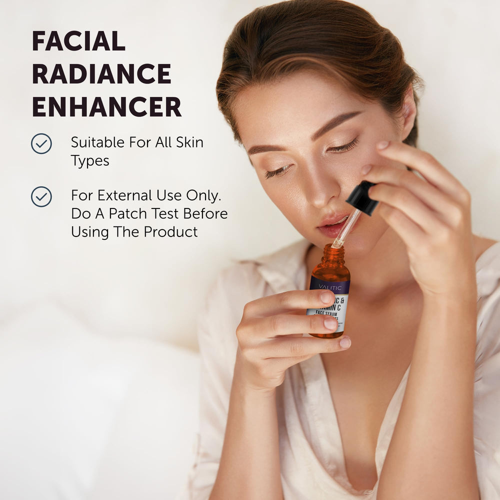 VALITIC Vitamin C Serum ingredient niacinamide supports calming skin tone