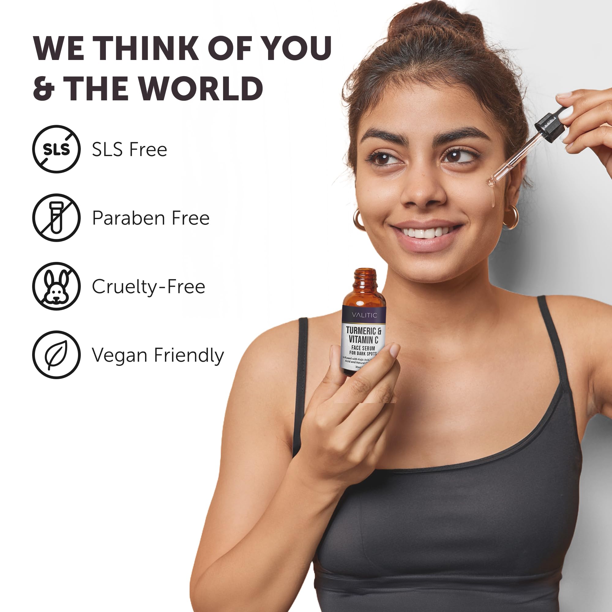VALITIC Vitamin C Serum ingredient kojic-acid contributes to even complexion