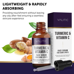 VALITIC Vitamin C Serum texture swatch reveals light, fast-absorbing hydration