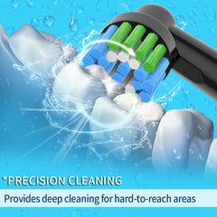 Valuabletry Oral-B cross-clean angled-bristle head for deep between-teeth cleaning