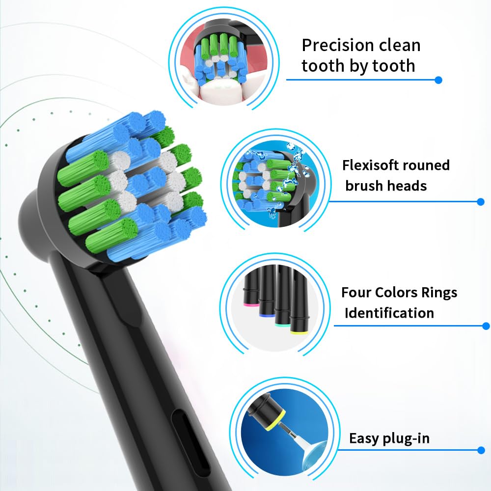 Valuabletry dense-bristle tooth-by-tooth head for thorough everyday brushing