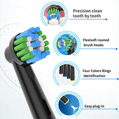 Valuabletry dense-bristle tooth-by-tooth head for thorough everyday brushing