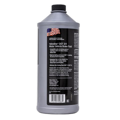 Valvoline brake fluid being poured from a 32oz bottle