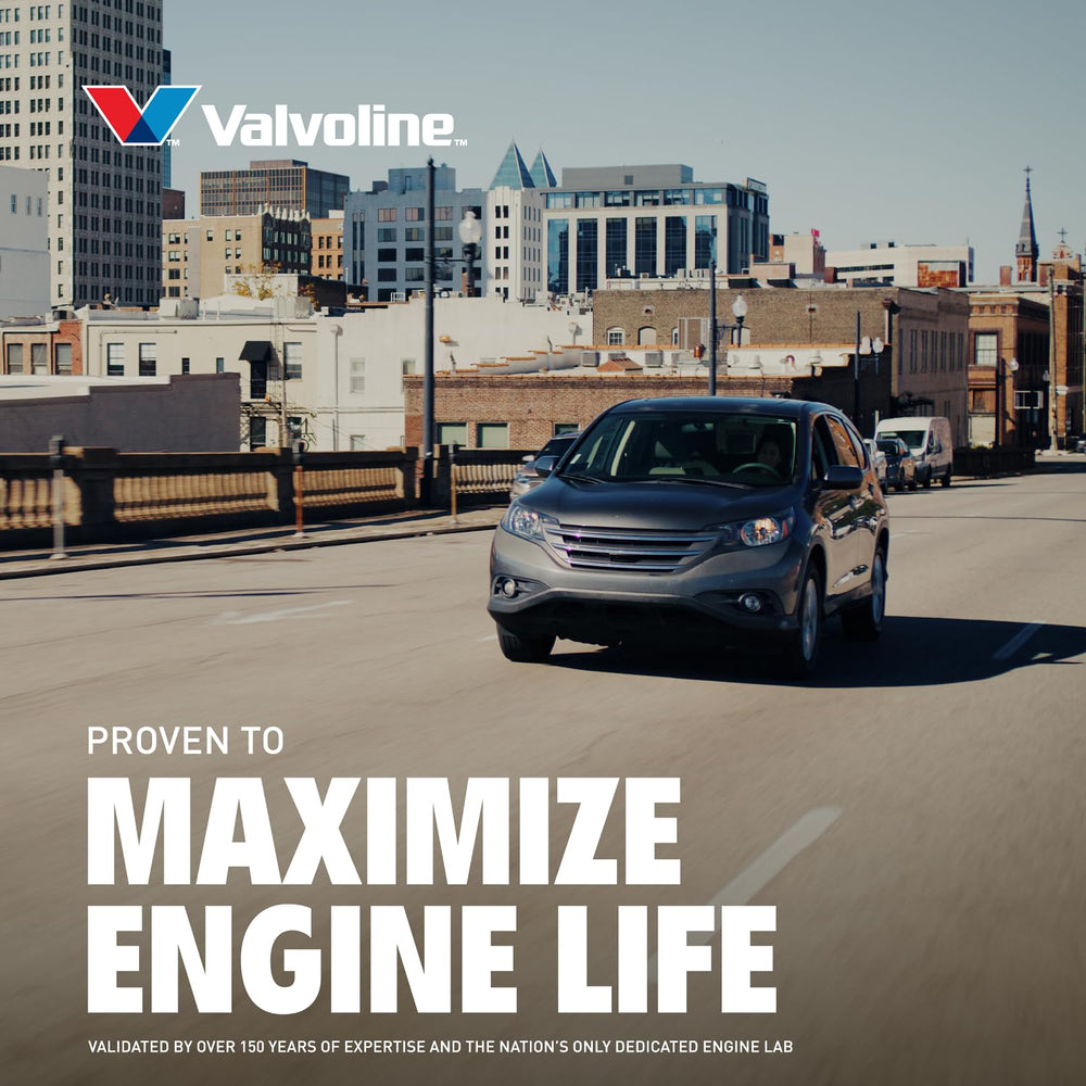 Valvoline Extended Protection clean-engine-bay shows cleaner engine components after use