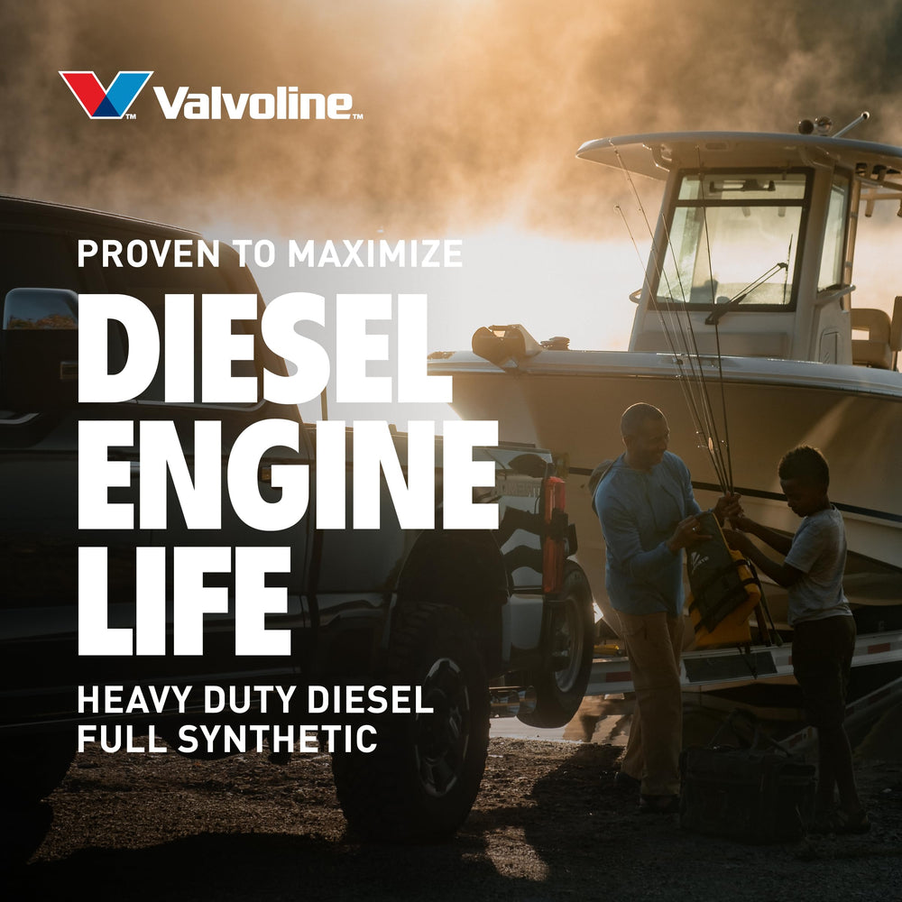 Valvoline diesel oil applied to engine valve train for wear protection