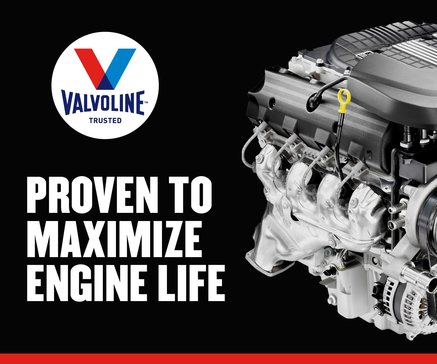 Valvoline American made label reflecting long standing motor oil heritage.