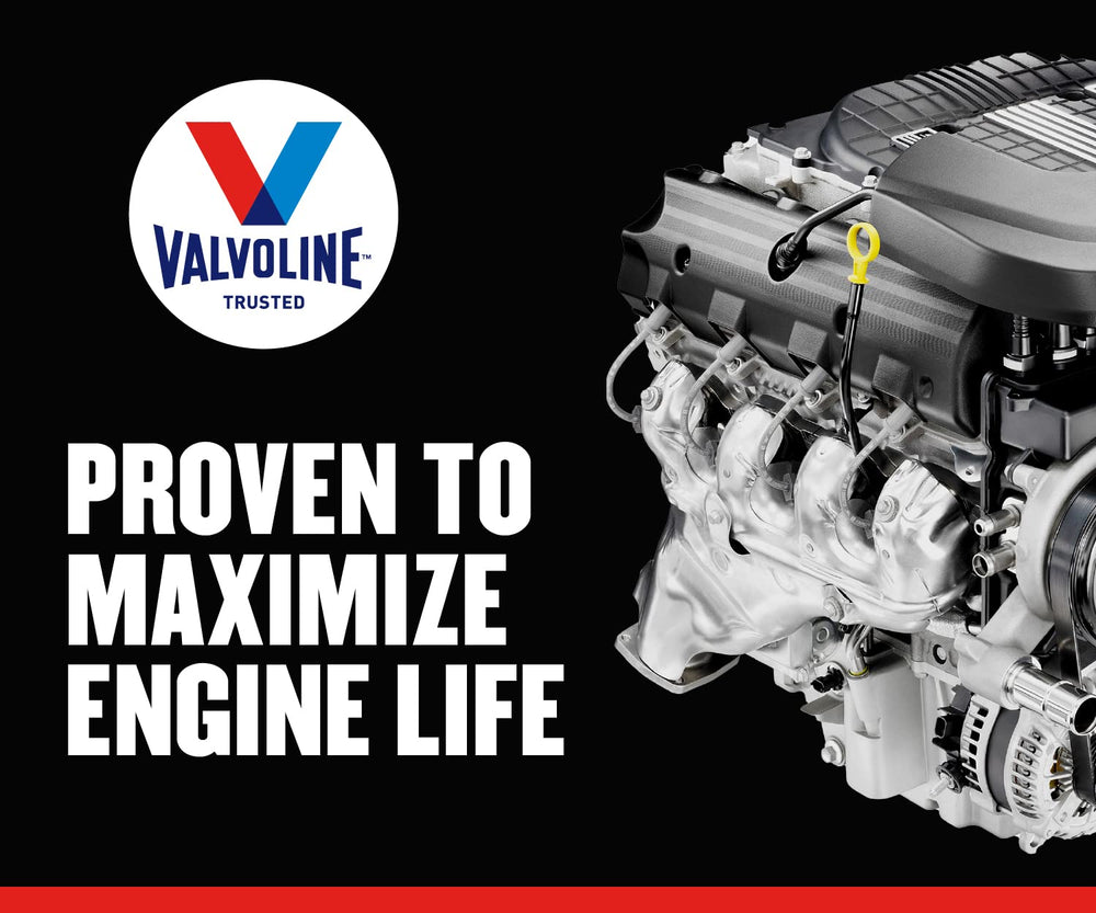 Valvoline American made label reflecting long standing motor oil heritage.