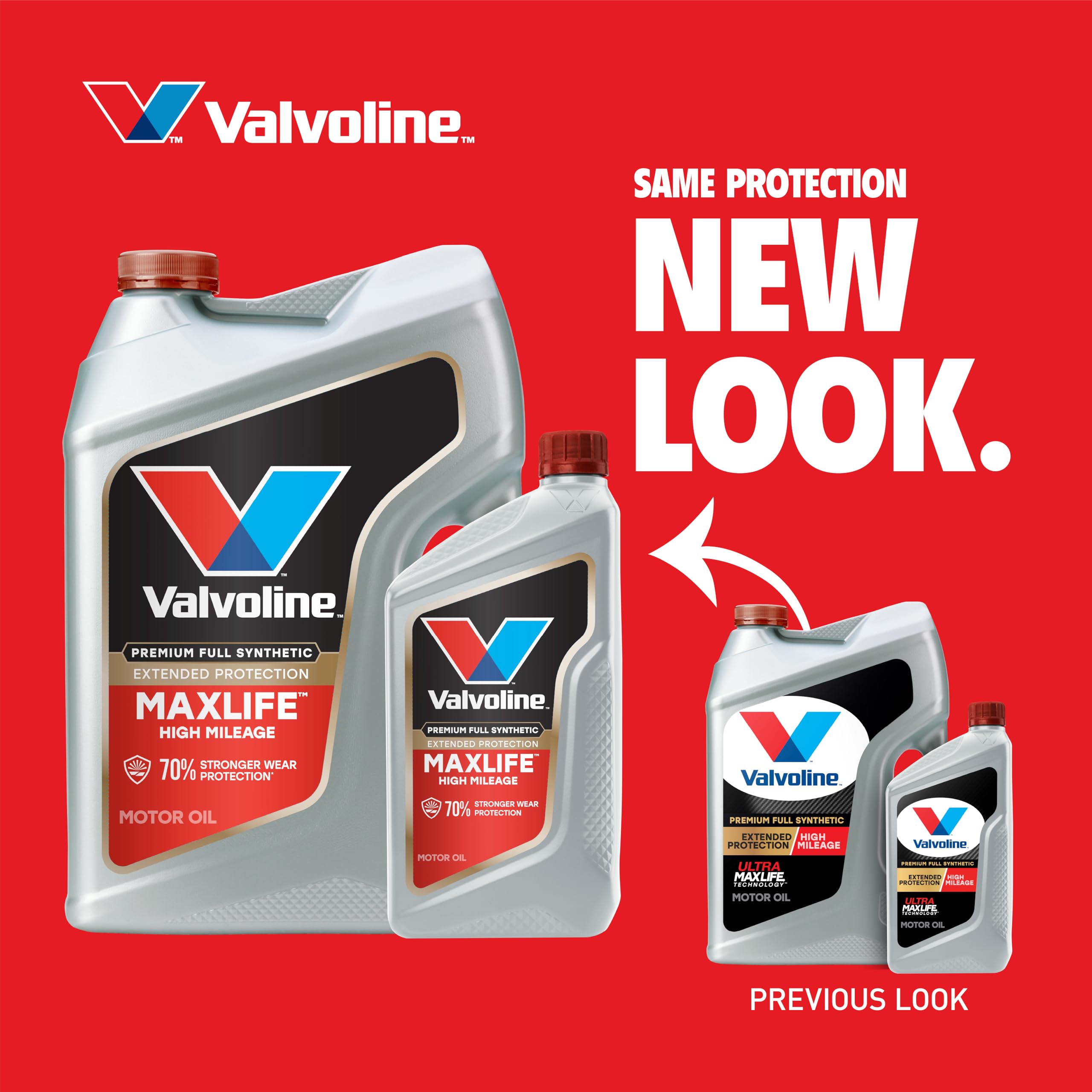 Valvoline MaxLife seal conditioners applied to restore flexible seals and reduce leaks.