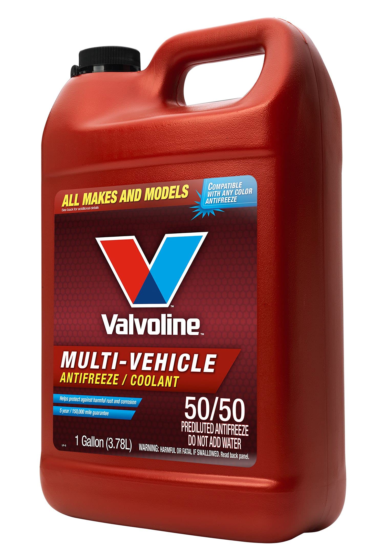 Premixed 50-50 formula ready for easy coolant maintenance.