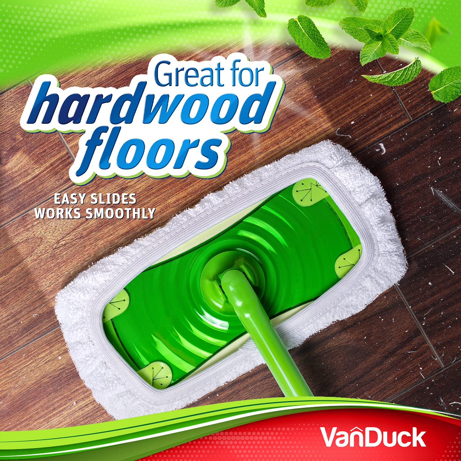 VanDuck dust mop pads for dry cleaning of floors