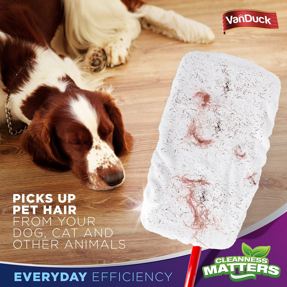 VanDuck mop pads are washable up to 150 times for long-term value.