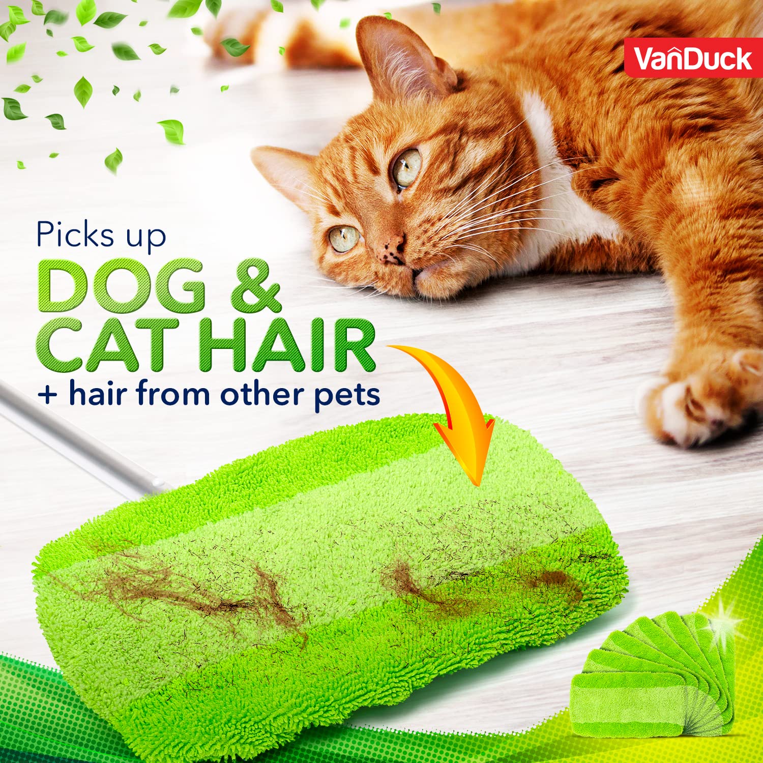 VanDuck pads replace disposables, helping cut household waste over time.