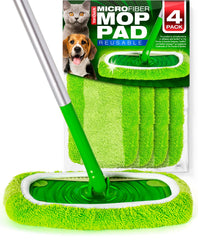 VanDuck reusable mop pads fit Swiffer Sweeper for efficient cleaning and reduced waste.