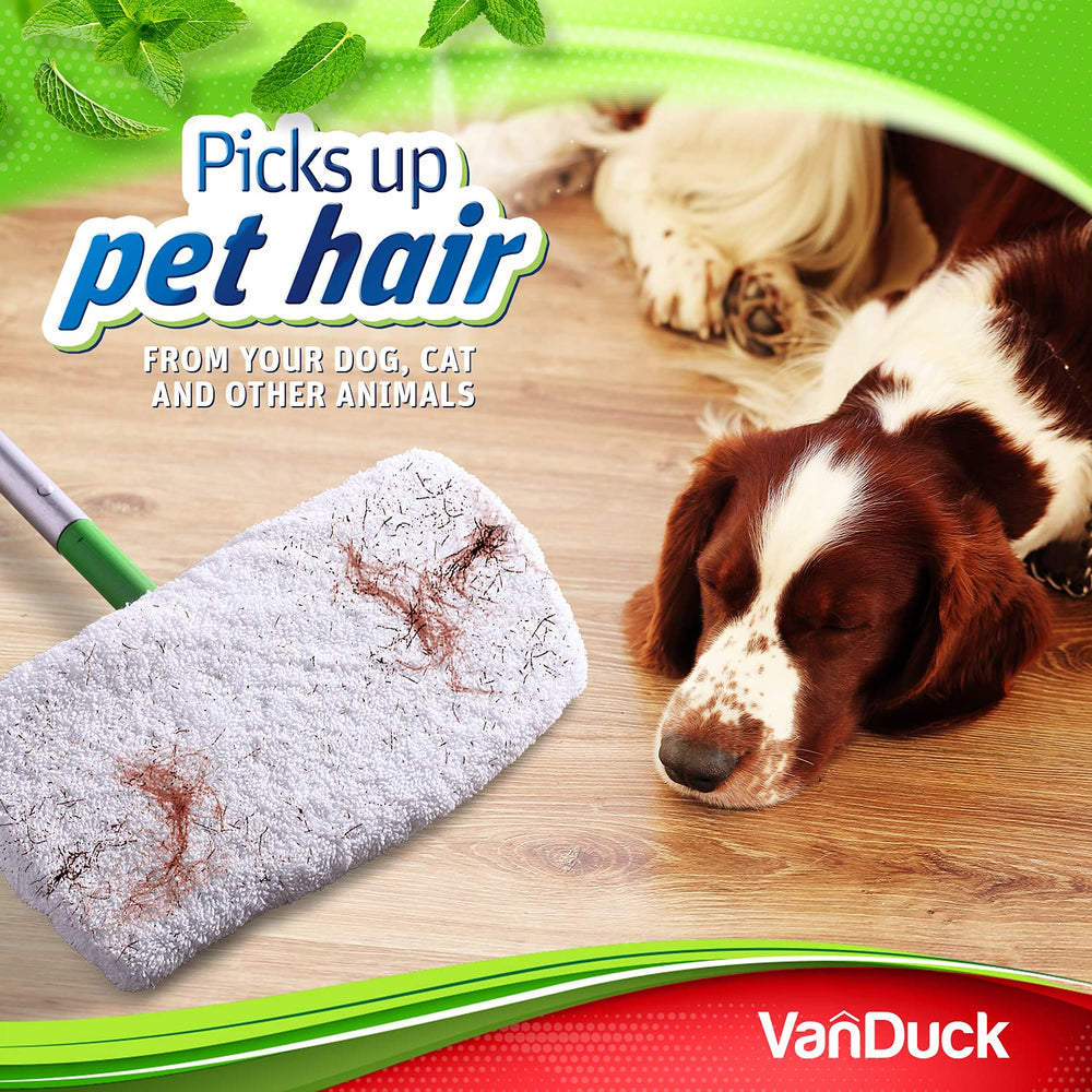 VanDuck washable mop pads for all floor types with smooth glide