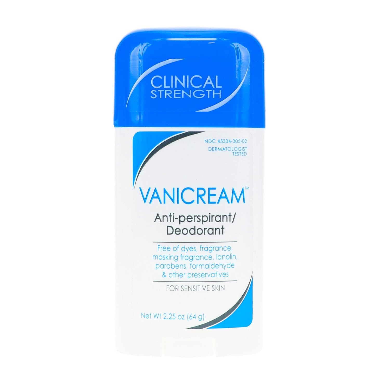 Vanicream 2-pack anti-perspirant front view shows fragrance-free protection for sensitive skin
